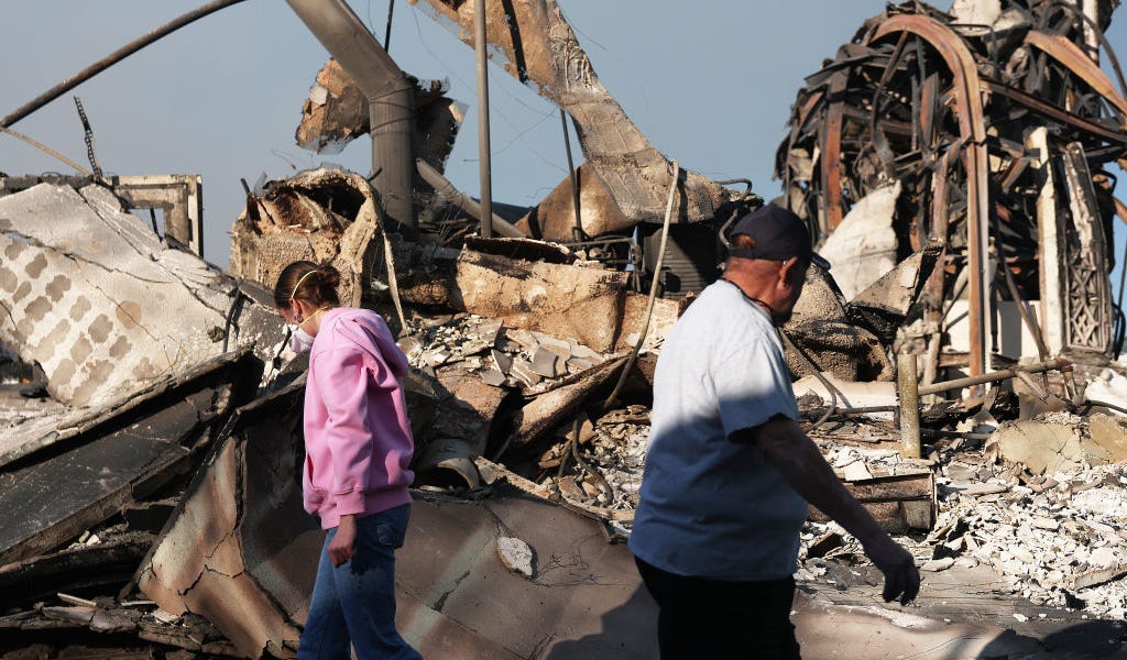 msuster's tweet card. Some Southern California residents say there are few signs of the ‘direct relief’ promised by FireAid.