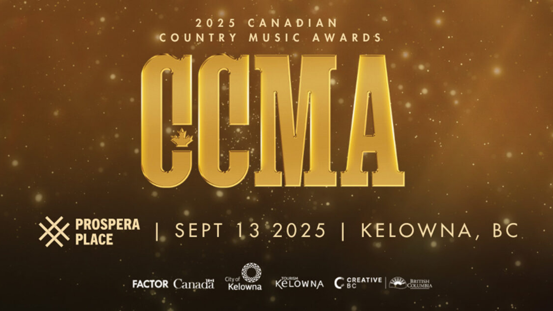creativebcs's tweet card. For the first time, the Canadian Country Music Association® (CCMA®) is bringing the Canadian Country Music Awards (CCMA Awards) to Kelowna, British Columbia. On September 13, 2025, the city will host...