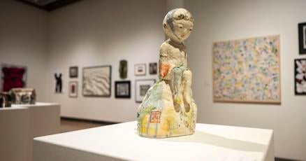 Laura_Scheer's tweet card. The auction exhibition opens Thursday, with more than 80 pieces.