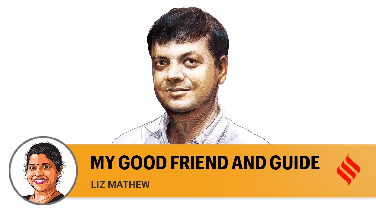 MathewLiz's tweet card. Liz Mathew writes: Ravish Tiwari could challenge and provoke, with respect, and a smile