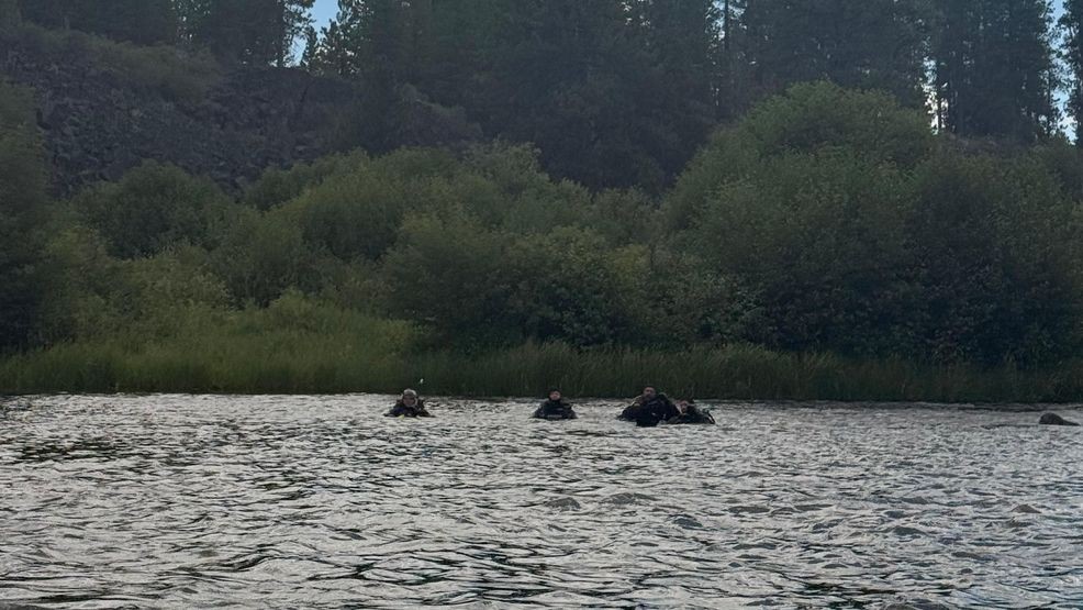 KATUNews's tweet card. A multi-agency search and rescue operation is ongoing after six people went over Dillon Falls on the Deschutes River on Saturday afternoon.