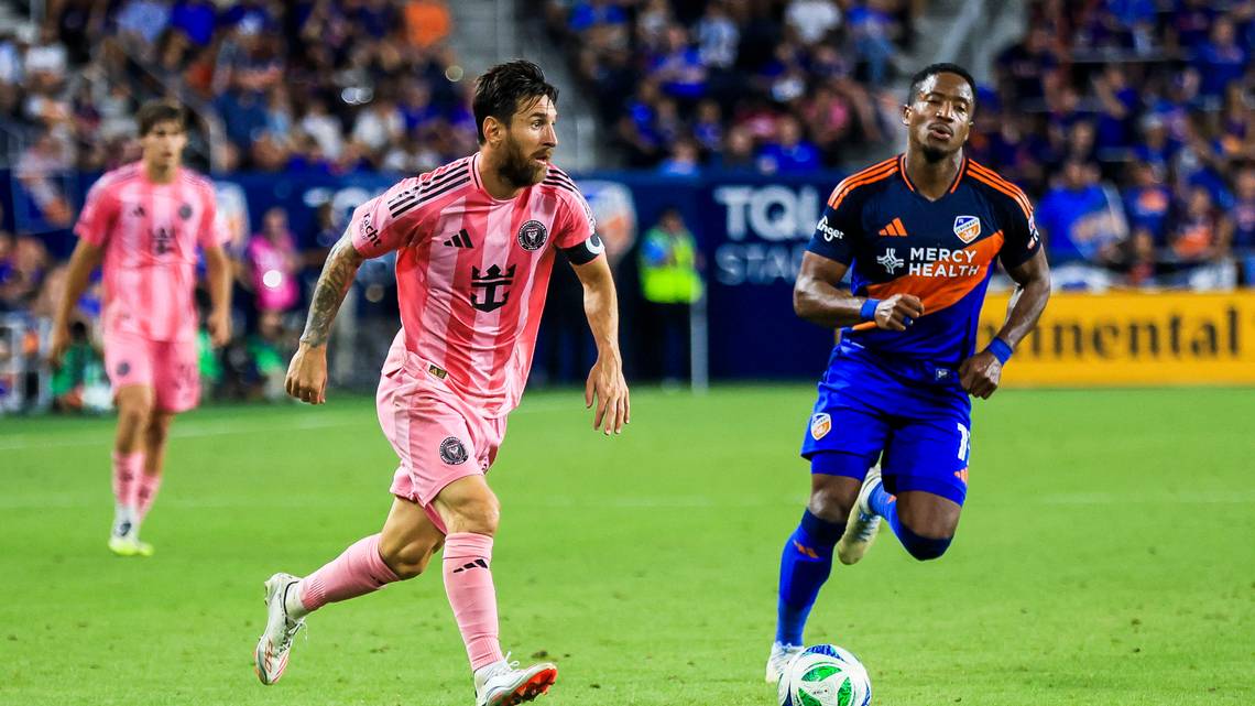 FernandezAndreC's tweet card. Messi had his historic five-game multiple goal scoring streak snapped and Inter Miami had a five-game MLS win streak halted in 3-0 loss to Cincinnati.