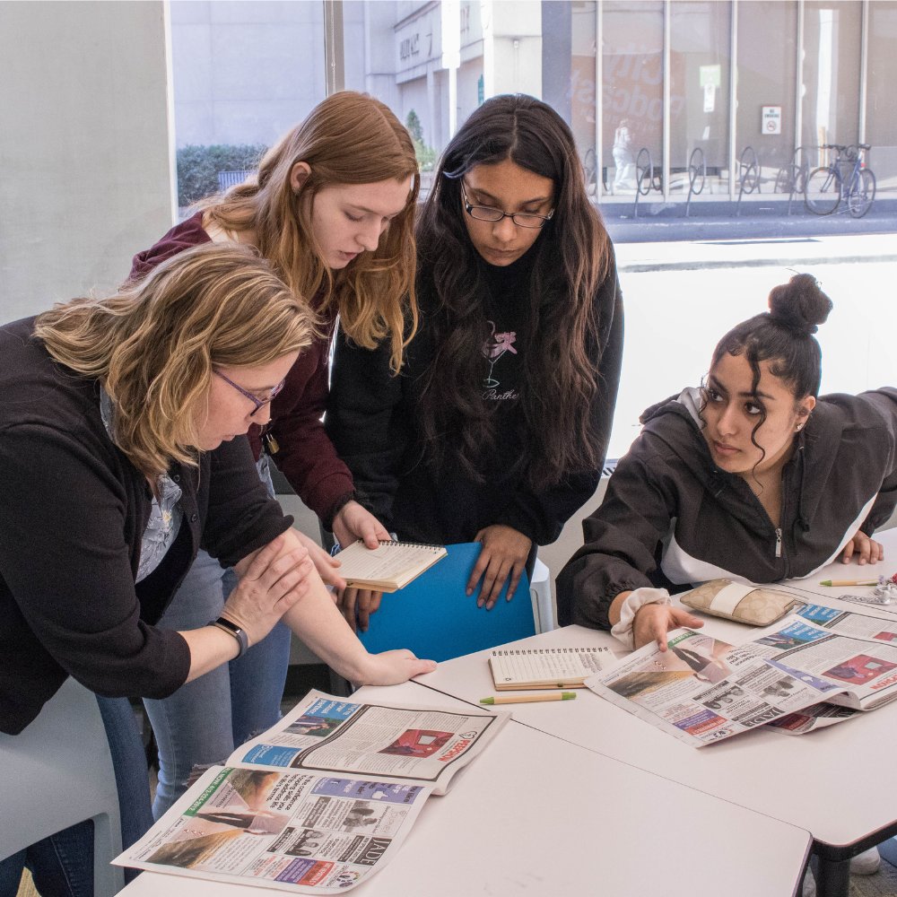 PointParkCMI's tweet card. Next Generation Newsroom is a groundbreaking initiative by the Center for Media Innovation to revitalize local journalism in Pittsburgh. Click to learn more.