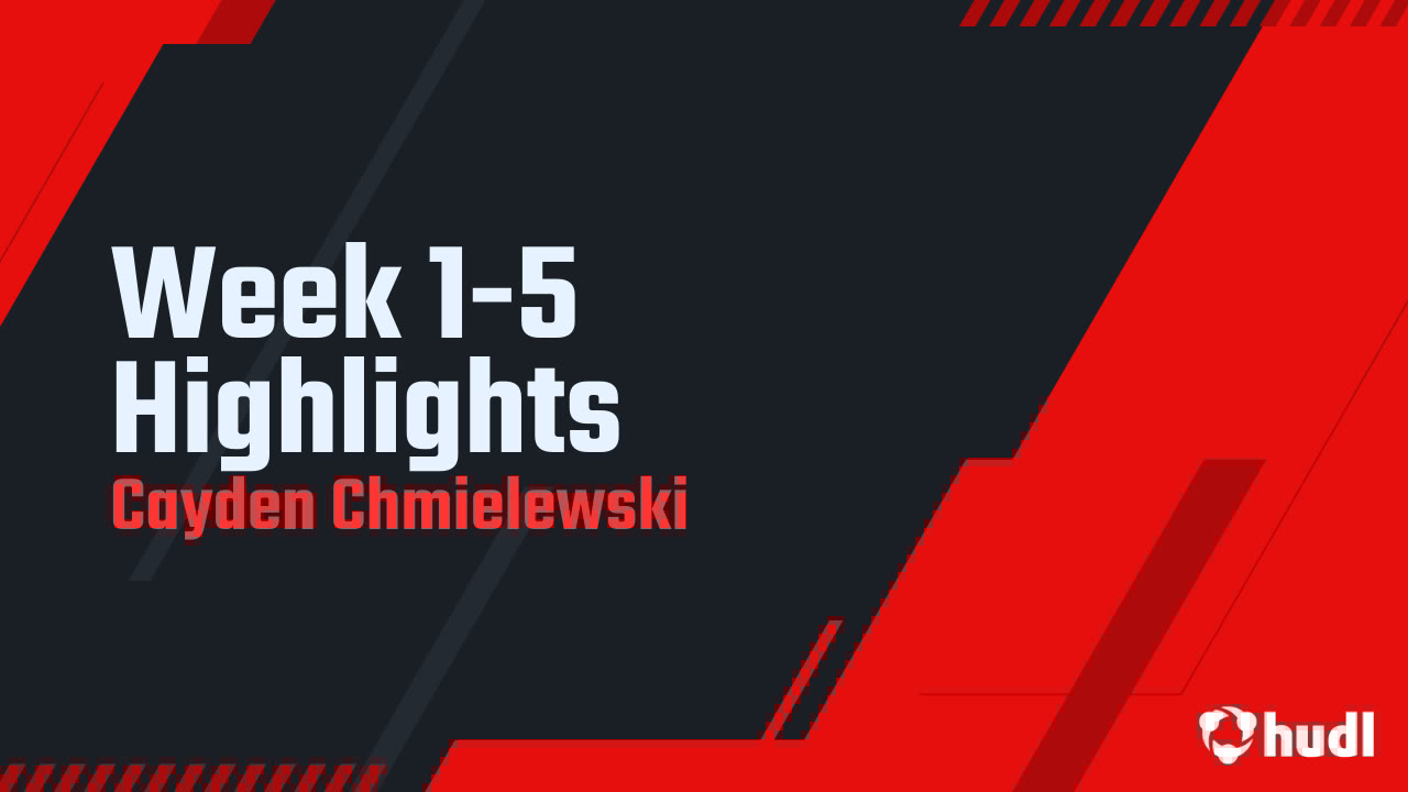 cayden_isvalid's tweet card. Week 1-5 Highlights
