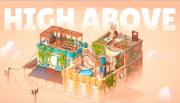UNIKATlabel's tweet card. High Above is a small rooftop-building game about finding peace in the skies. Design and grow your perfect rooftop retreat, from vibrant Cuban courtyards to modern urban hideaways. Watch the world...