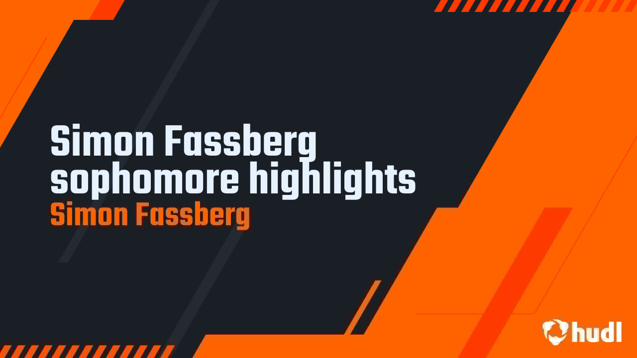SimonFassberg's tweet card. Simon Fassberg sophomore highlights