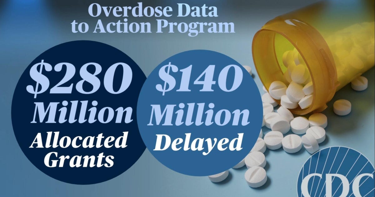 FEDUpRally's tweet card. A federal program credited with helping bring down opioid overdose deaths has stalled due to a delay in receiving its grant money. Dr. Céline Gounder has more.