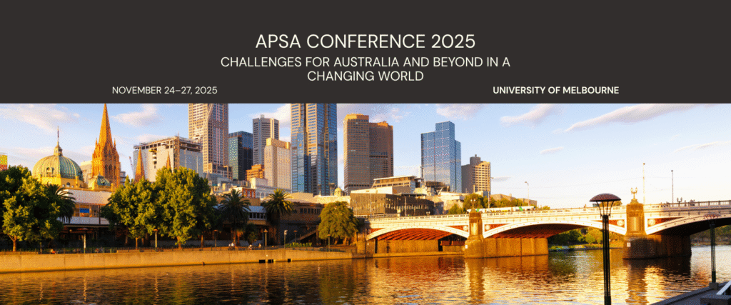 andrea_carson's tweet card. Call for Abstracts – APSA 2025 Conference Now Open! We invite colleagues from Australia, New Zealand, as well as the Indian Ocean and Asia-Pacific regions, to submit abstracts and panel proposals...