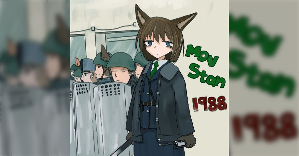 HGVXX7's tweet card. 栄えあるわが祖国、モフスタン共和国万歳！