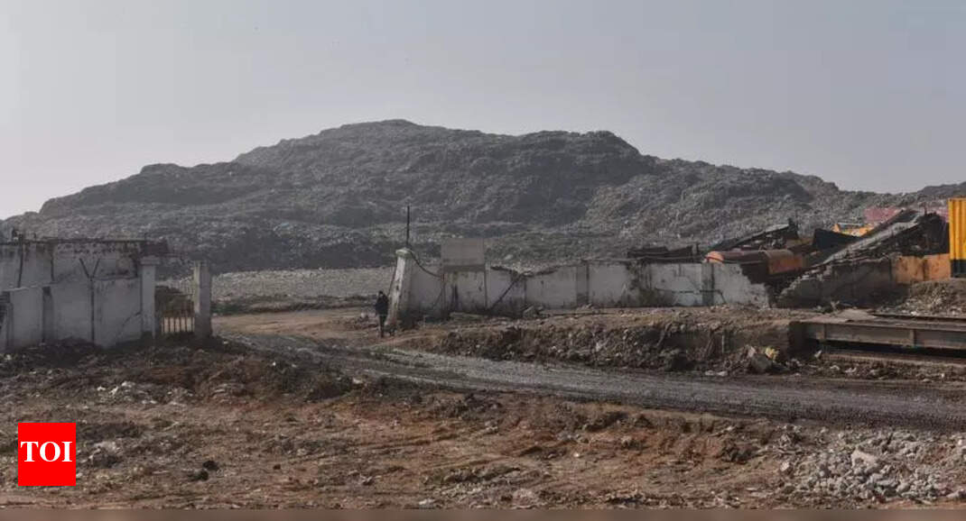 IpsitaTOI's tweet card. Gurgaon: The Bandhwari landfill site has seen an expansion over the past 18 months, extending well beyond its legally sanctioned boundaries, according.