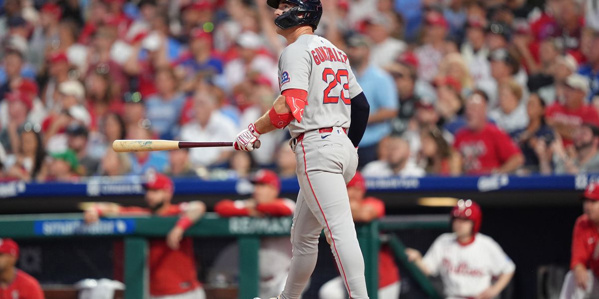 TheGoodPhight's tweet card. Phils fumble the brooms in a barn burner
