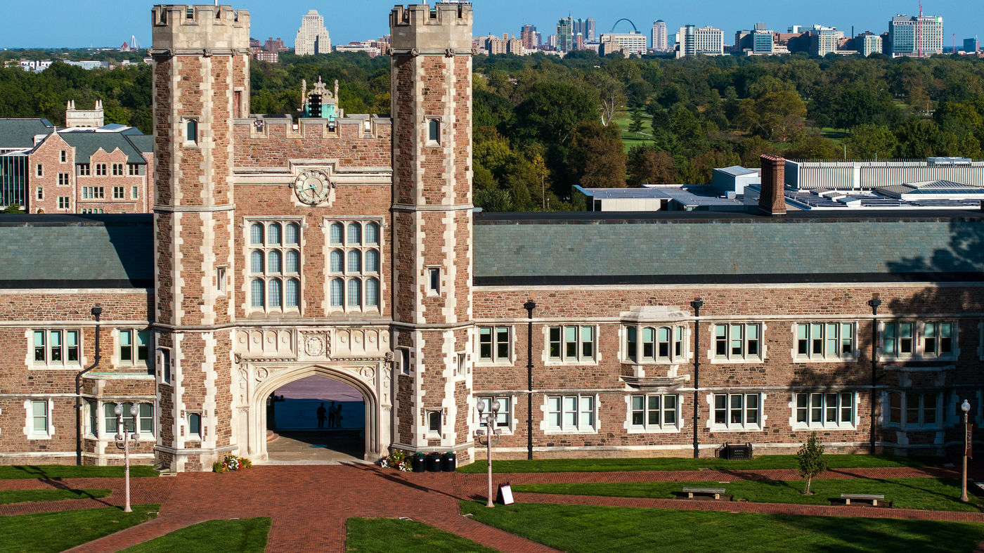 WashUGenetics's tweet card. American universities are where people go to learn and teach. They're also where research and development happens. Over the past eight decades, universities have received billions in federal dollars...