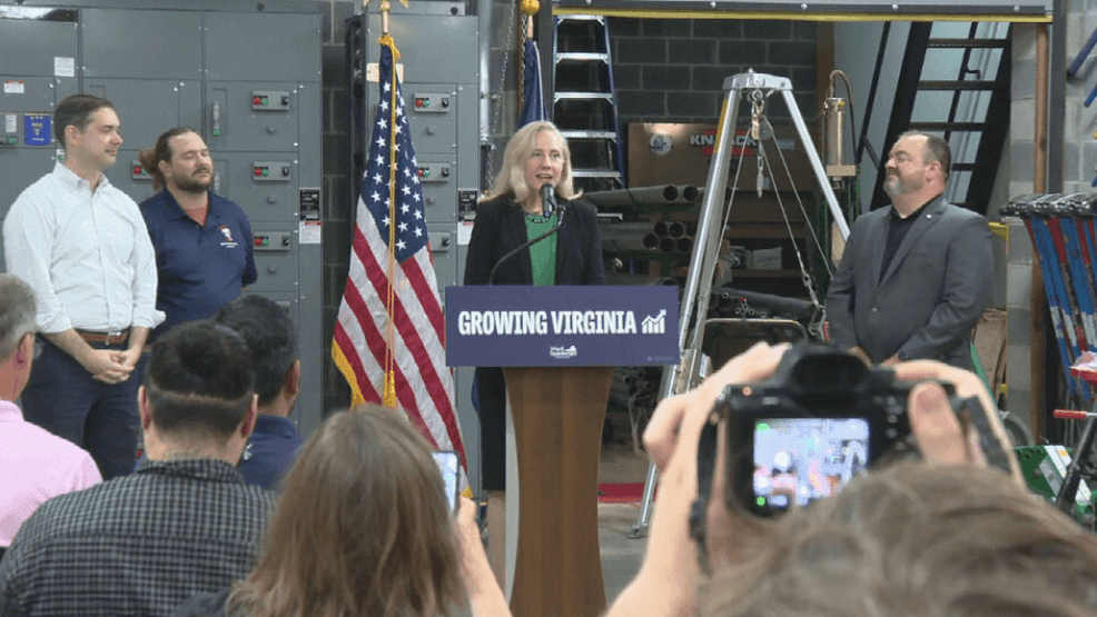 ConnorJoseph's tweet card. Democratic candidate Abigail Spanberger unveils economic plan focused on apprenticeships, workforce training, and good-paying jobs for Virginians.