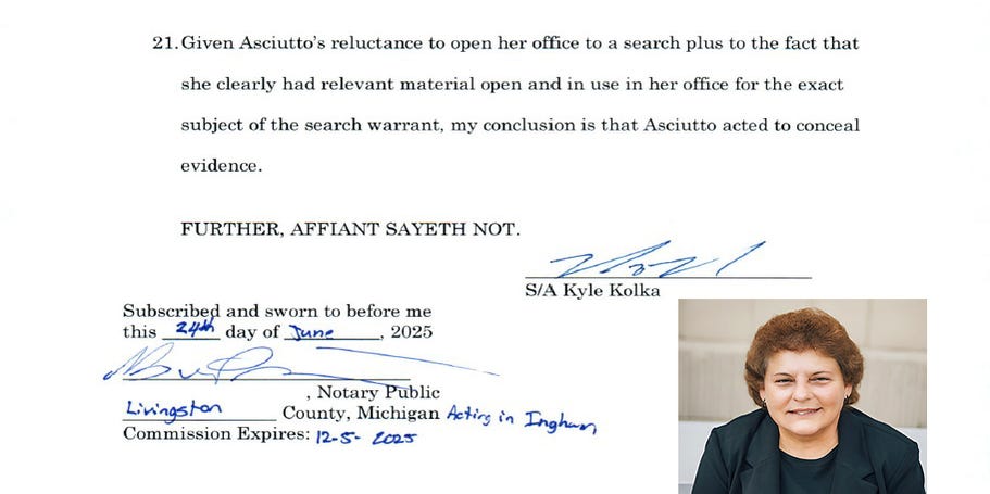 TheJoeAragona's tweet card. Linda Asciutto's alleged actions raised questions about MEDC's handling of the Attorney General's probe into the use of state tax dollars.