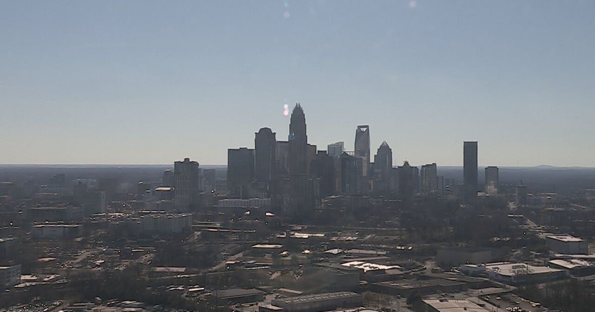 EricaWSOC9's tweet card. A record high temperature of 80 degrees was reached on Tuesday afternoon, breaking the nearly century-old record set in 1927.