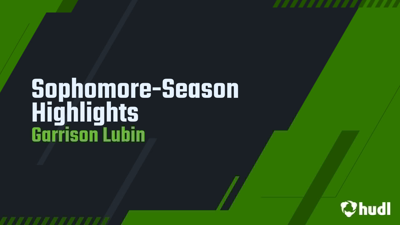 GarrisonLubin27's tweet card. Sophomore-Season Highlights