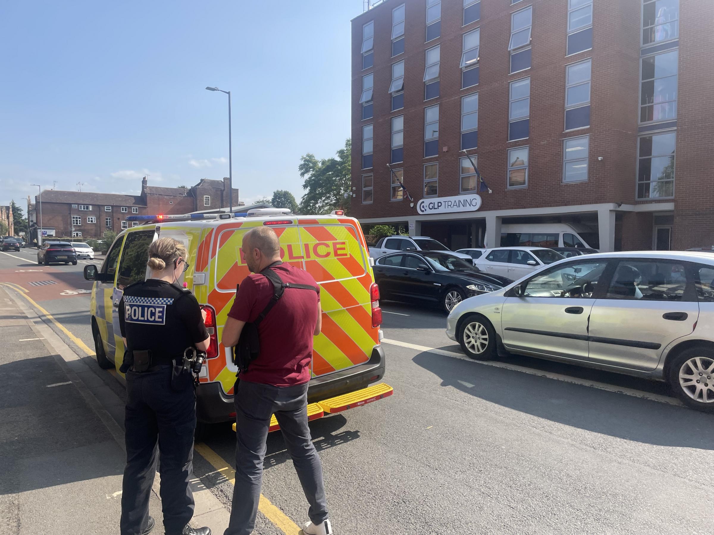 JamesConnell8's tweet card. Two men and two boys were arrested following a concern for welfare at Knights Rest Guest House in Barbourne Road, Worcester