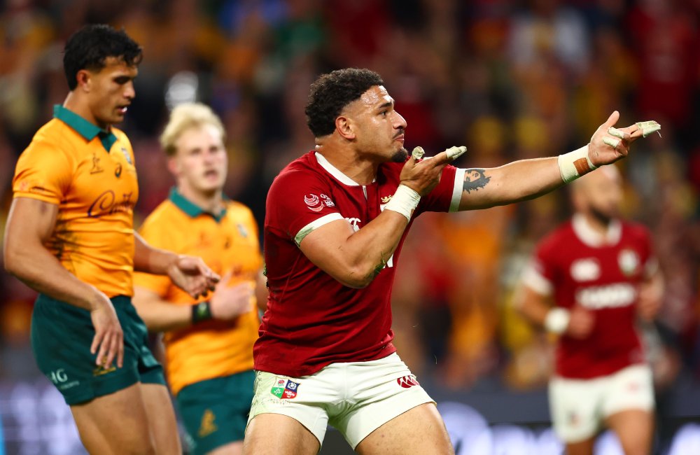 rugbycomau's tweet card. No Lions homecoming for Tuipulotu as Farrell recalls son Owen for Melbourne Test