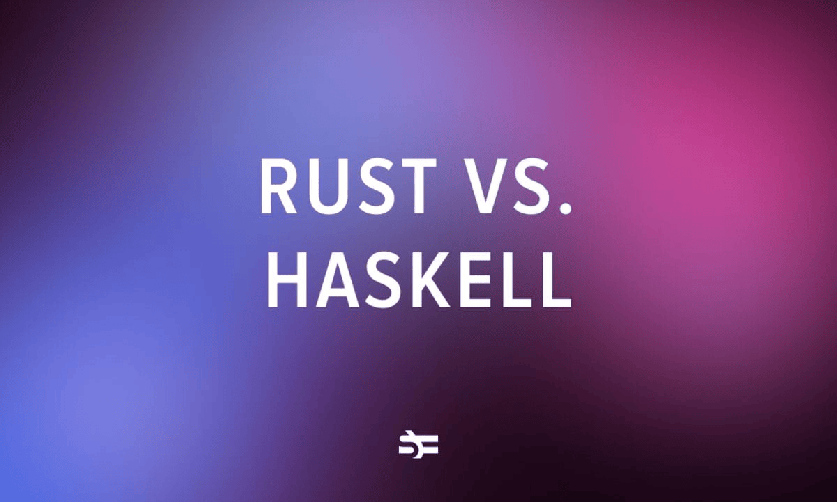 serokell's tweet card. Even though Rust and Haskell are quite different languages, they are also surprisingly alike. If you know Rust, you have a head start with Haskell, and vice versa.