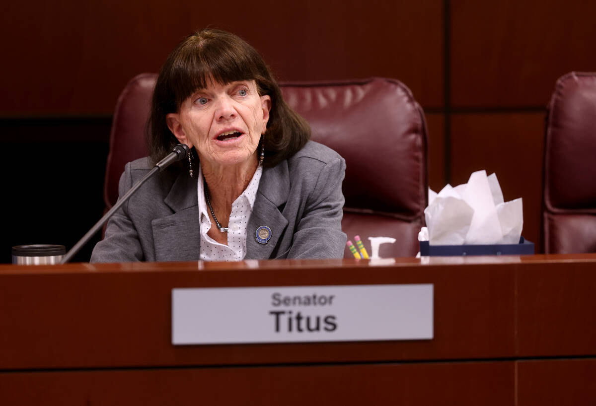 drrobintitus's tweet card. Nevada Senate Minority Leader Robin Titus introduced an emergency bill that would provide a direct pay increase for public charter school teachers.