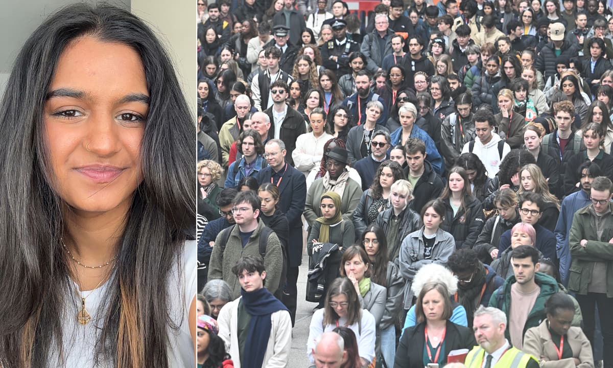 MHowe_journo's tweet card. Aalia Mahomed, 20, was killed in the accident near the King’s College London campus last Tuesday