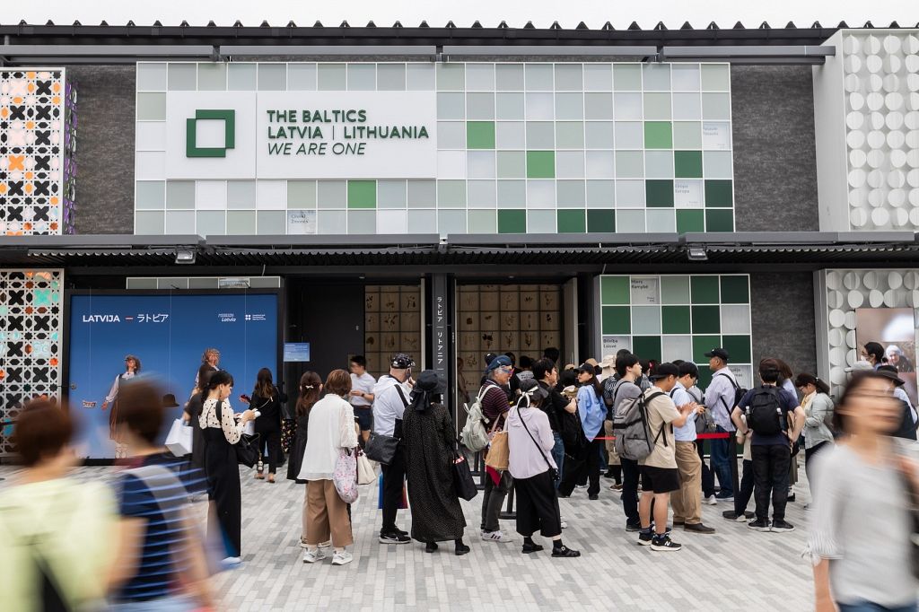 dblv's tweet card. Pasaules izstādē "Expo 2025 Osaka" Japānā Baltijas paviljonu, kurā tiek pārstāvēta Latvija...