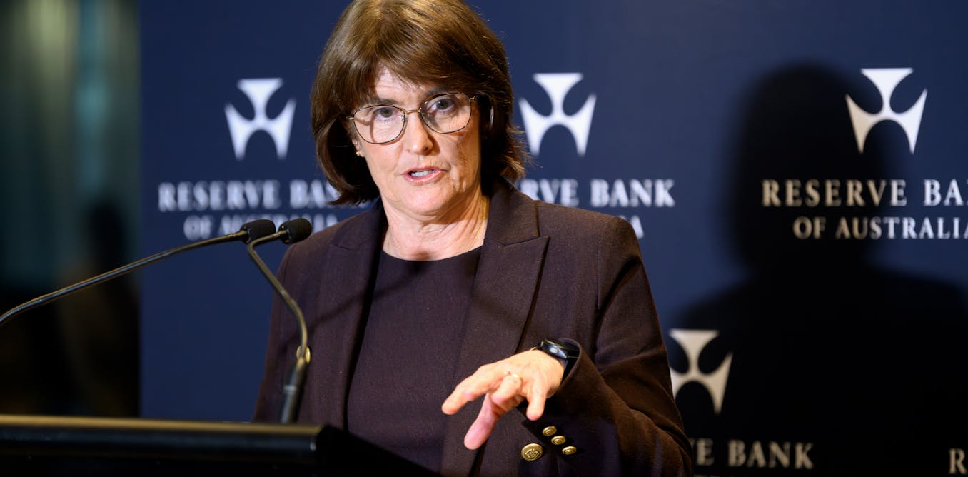 ConversationEDU's tweet card. Reserve Bank Governor Michele Bullock needs to keep the bank’s focus on unemployment as well as inflation.