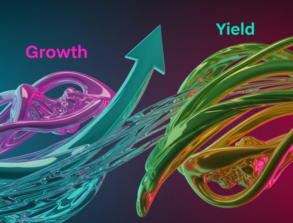 dataminenetwork's tweet card. In the world of investing, perhaps the most fundamental choice has always been between yield and growth. For centuries, investors have…