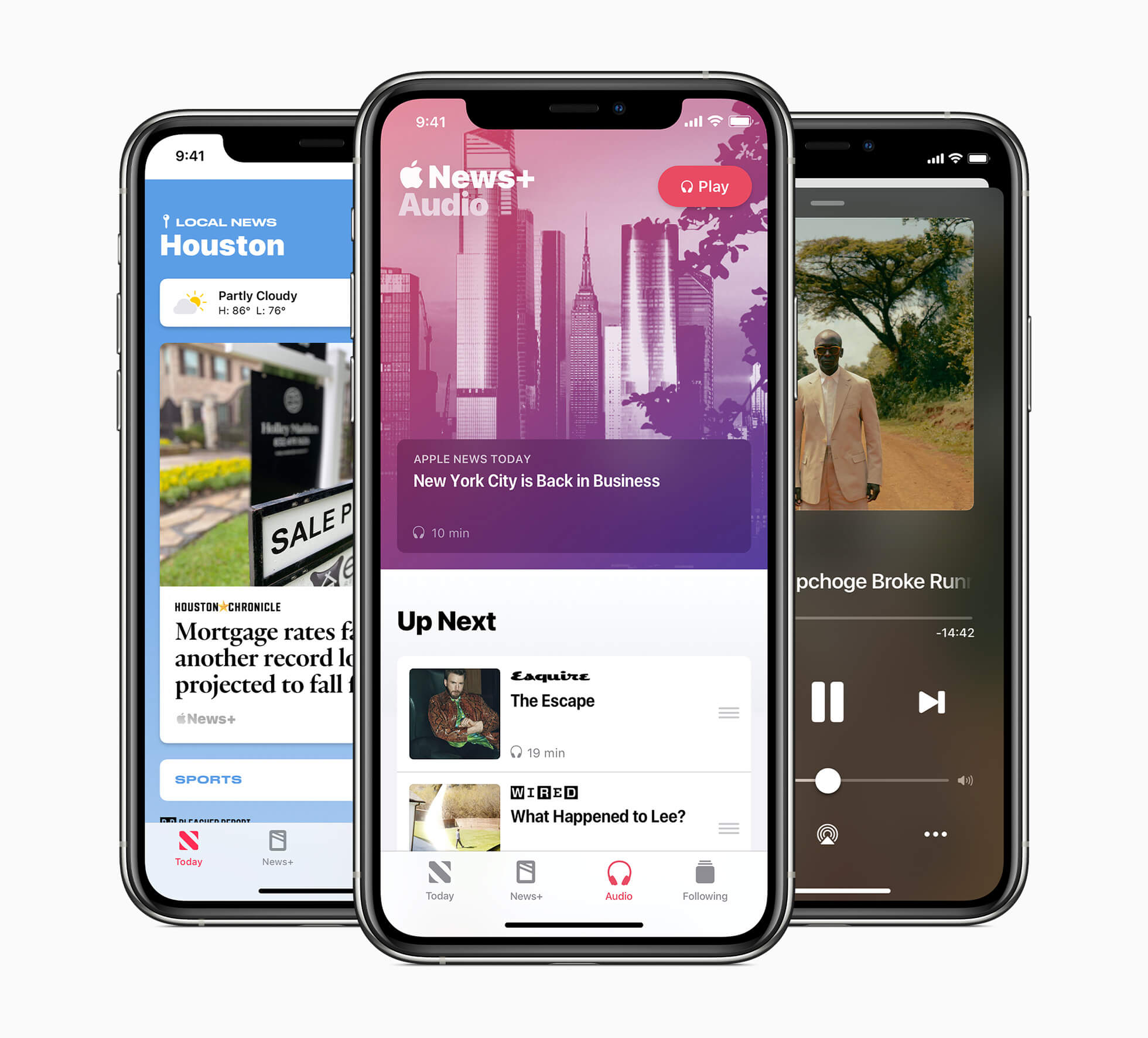 Goodereader's tweet card. Apple News+ Audio stories are available in Australia, Canada, and the UK.