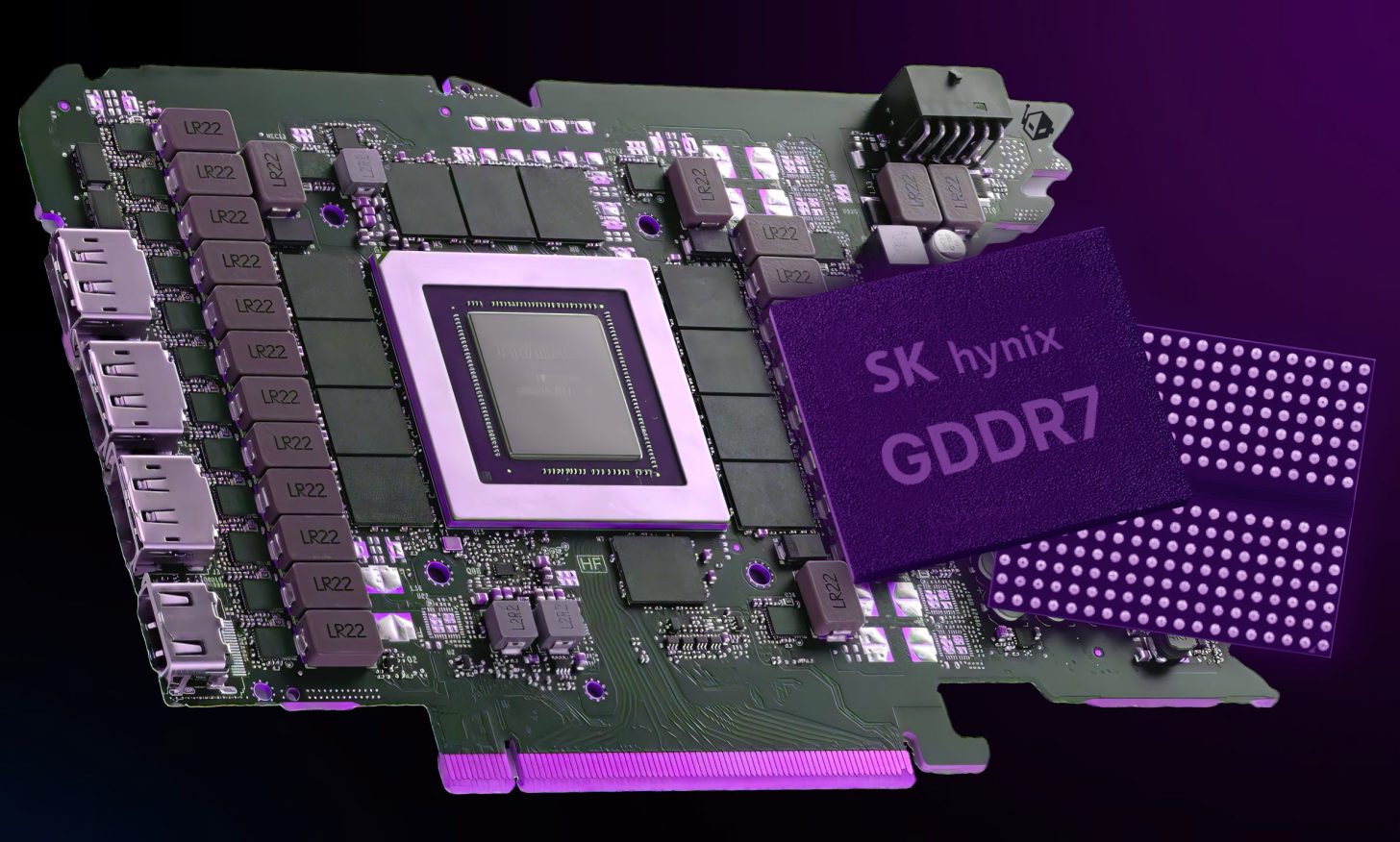 hms1193's tweet card. SK hynix confirms its plans to bring 24 Gb GDDR7 memory for higher VRAM capacities on GPUs, while also prepping up HBM4.