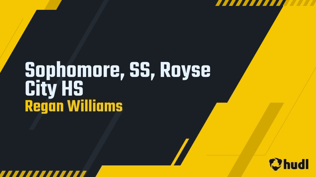 Regan_W11's tweet card. Sophomore, SS, Royse City HS