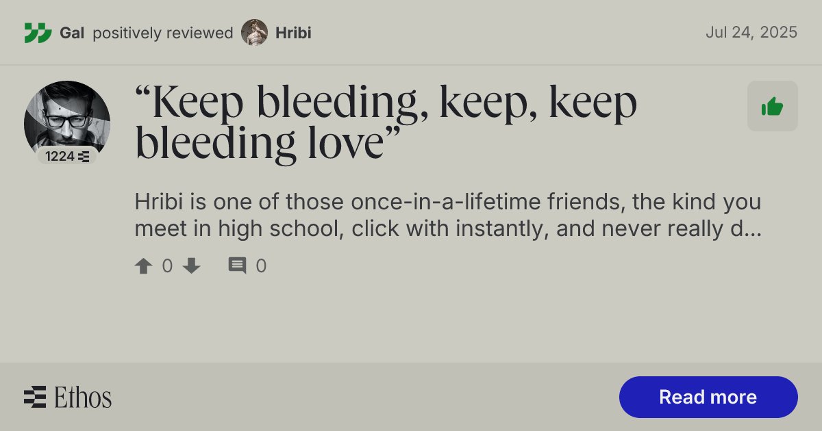 ggalchee's tweet card. "Keep bleeding, keep, keep bleeding love"