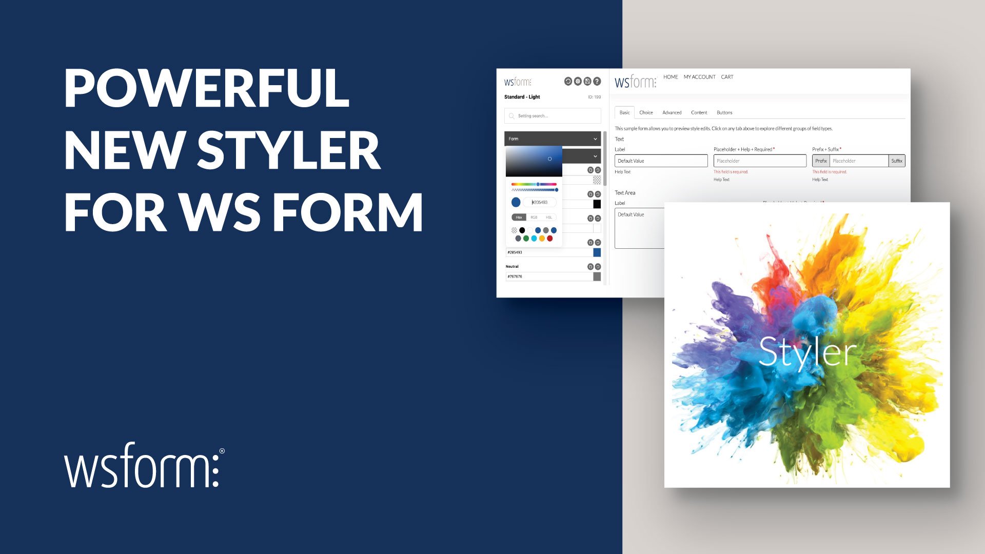 ws_form's tweet card. WS Form, the next-generation WordPress form builder, is thrilled to announce the release of version 1.10.x, featuring the highly anticipated WS Form Styler.