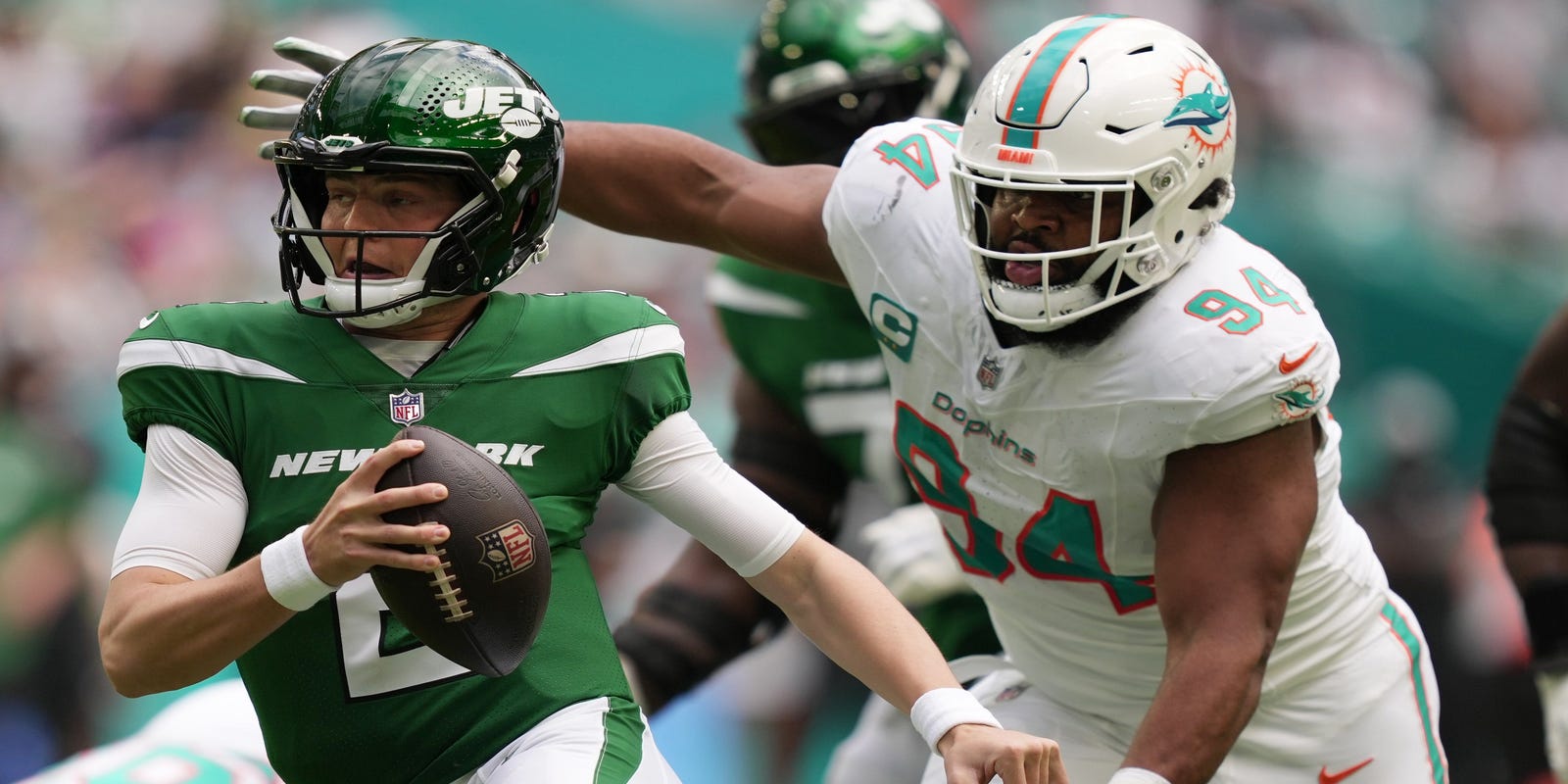 nflpress_digest's tweet card. The Las Vegas Raiders released DT Christian Wilkins, but a return to the Miami Dolphins is a long shot for multiple reasons.