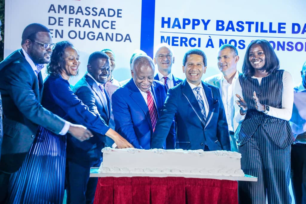 FrenchEmbassyUg's tweet card. This is my last Bastille Day in Kampala. So, I am even more touched to see you here today, celebrating the ties we have forged