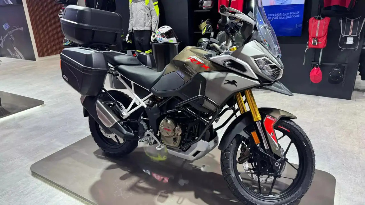 Zigwheels's tweet card. TVS might launch its first adventure bike, the RTX 300, in India in August 2025, and here’s everything you need to know, including expected price and features