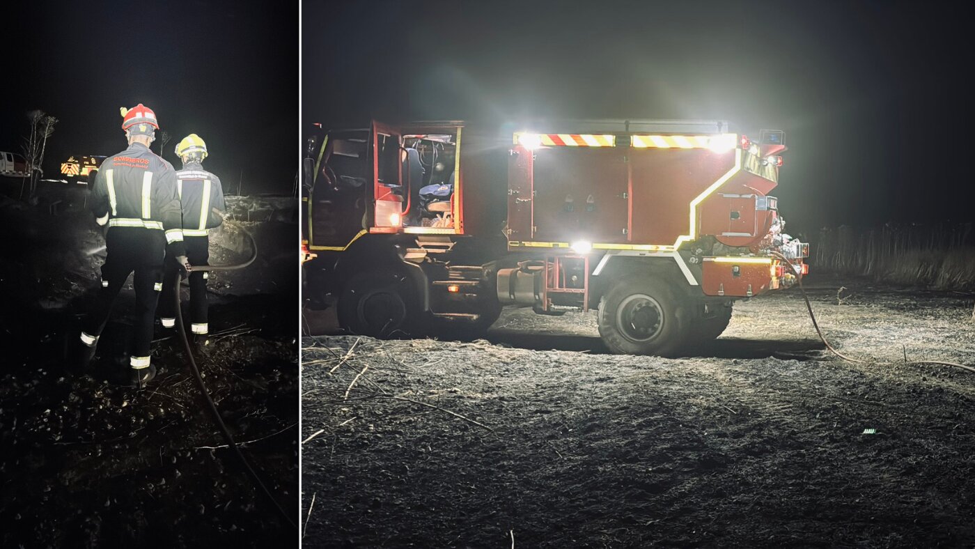 ugtbomberofores's tweet card. Los bomberos encontraron el cuerpo mientras realizaban una inspección en la zona tras extinguir el fuego 