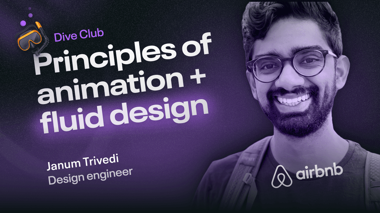 jmtrivedi's tweet card. Dive Club features interviews and articles that unlock knowledge from today's top designers like Janum Trivedi (Prototyping + design at Airbnb).