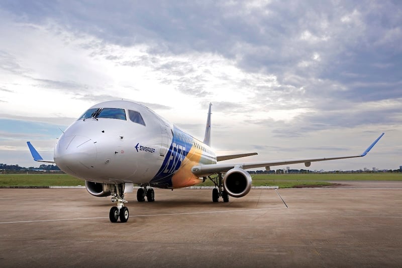 LeehamNews's tweet card. Embraer CEO Francisco Gomes Neto warned that U.S. tariffs on Brazilian imports could have the same revenue impact on the manufacturer as the COVID-19 pandemic.