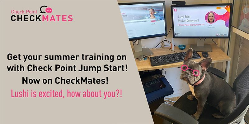 PhilippeGUERBER's tweet card. Hi CheckMates! Have you heard about our new Check Point Jump Start self-paced training programs? Become an expert in a variety of topics including: #ProductDeployment #Maestro #networksecurity...