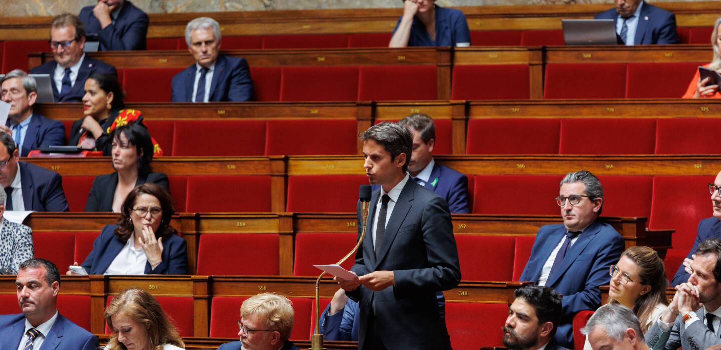 GabrielAttal's tweet card. Dans une tribune à l'Opinion, Gabriel Attal, le président de la commission de la Défense à l'Assemblée, Jean-Michel Jacques, et la totalité du groupe macroniste à l'Assemblée jugent indispensable de...
