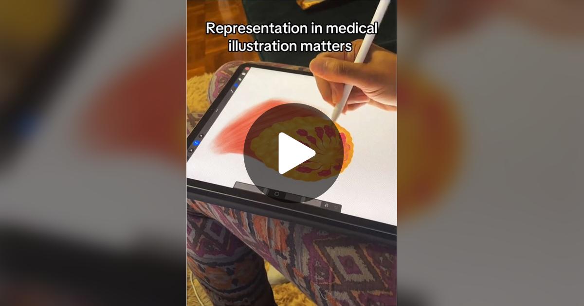 Enlight_Visuals's tweet card. 151 likes, 5 comments. “Breast anatomy for medical education”