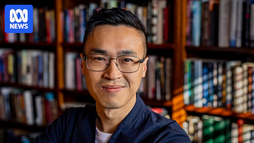 abcnews's tweet card. Siang Lu has won the Miles Franklin Literary Award for his book Ghost Cities, about a Chinese translator who loses his job because he can't speak Mandarin.  