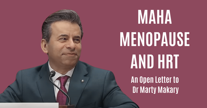 4TheWiserWoman's tweet card. How will the MAHA movement impact women in perimenopause and menopause? Which supposed benefits of HRT are actually backed by science?