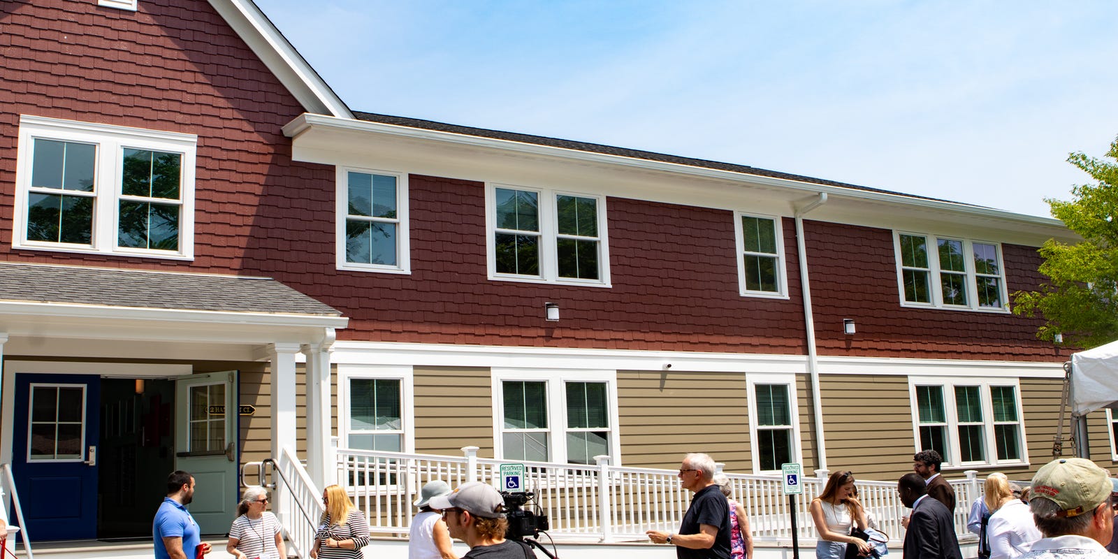 projo's tweet card. A former ramshackle commercial building is now 12 income-restricted apartments, with six aimed at adults with a range of disabilities.