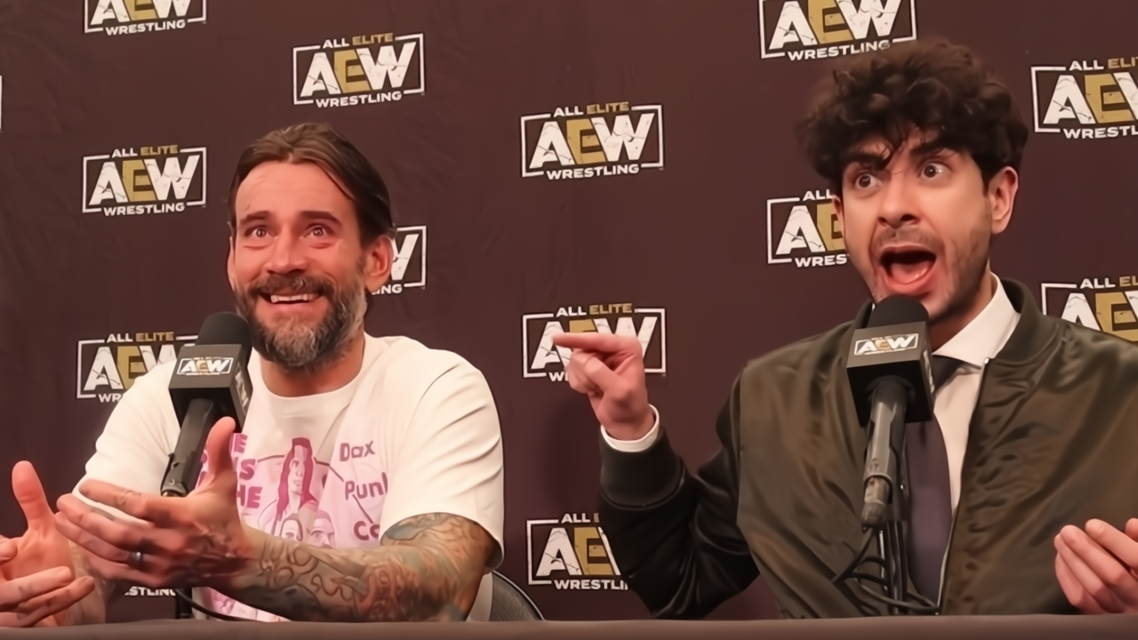 Jerry97's tweet card. Tony Khan has explained why he believes it made perfect sense to show the All In footage of CM Punk's fight on AEW Dynamite.