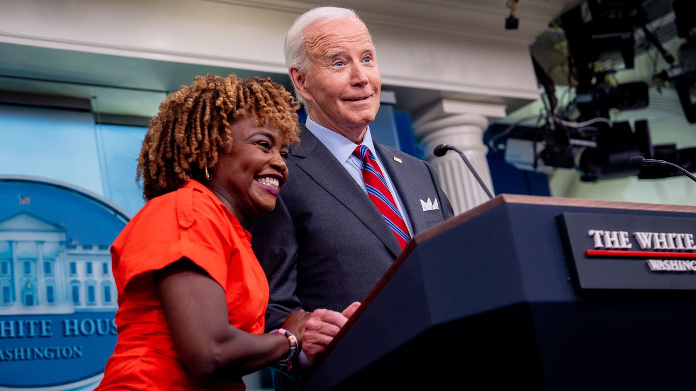 RickCee1968's tweet card. The former White House press secretary's book announcement led former Biden aides to tee off on her.