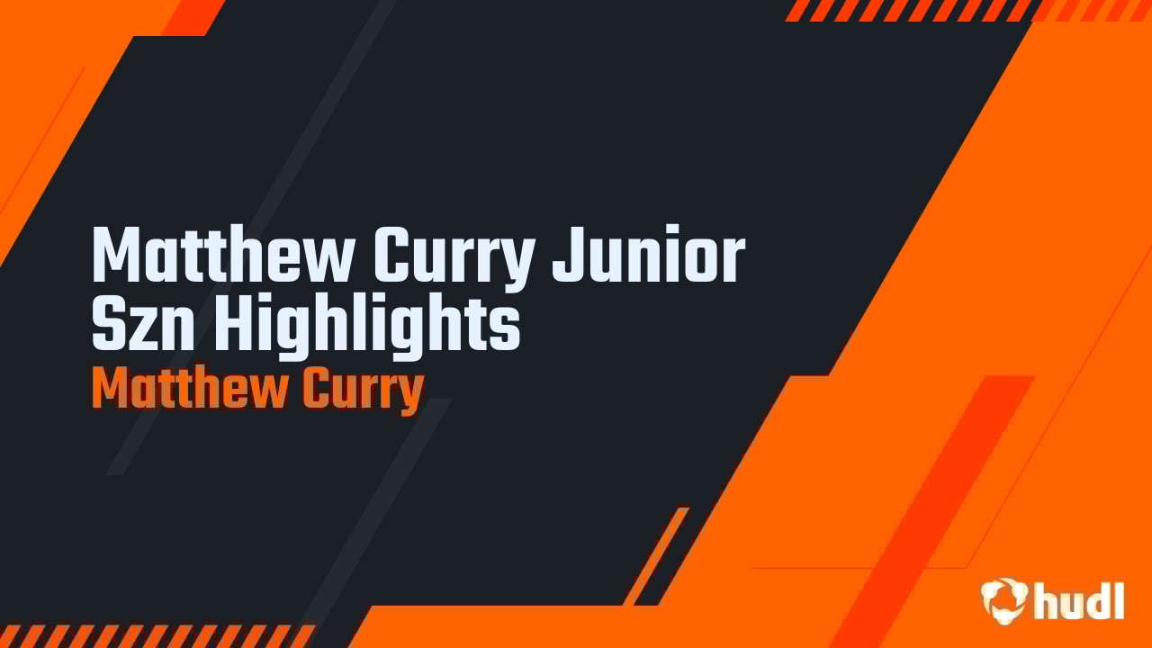 Matt16Curry's tweet card. Matthew Curry Junior Szn Highlights