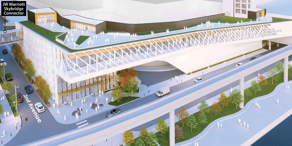 crainsdetroit's tweet card. A $125 million expansion of Detroit’s marquee convention center that will connect it to an under-construction hotel is set to begin within the next month, marking the final phase of the riverfront...