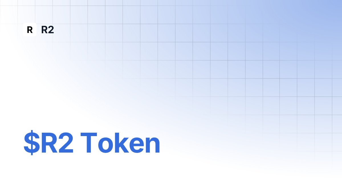 Jeffthedogyo's tweet card. $R2 Token | R2